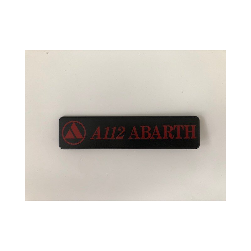 Rear A112 Abarth badge