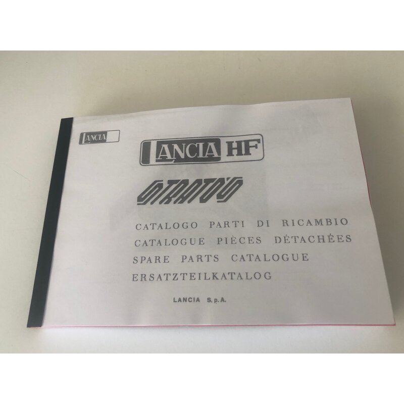 Parts book Stratos