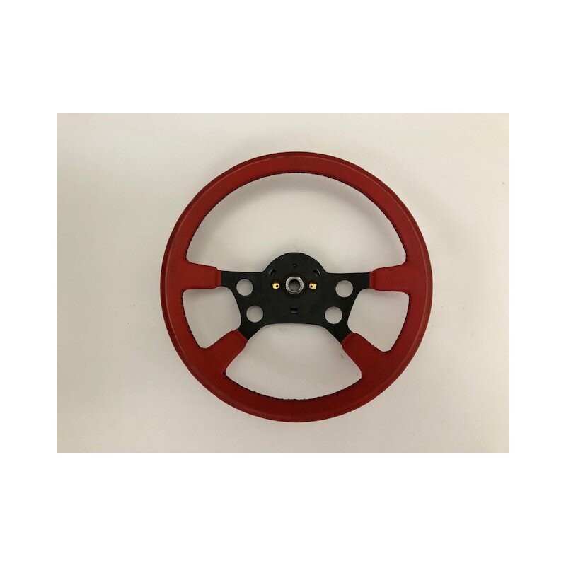 Steering wheel red