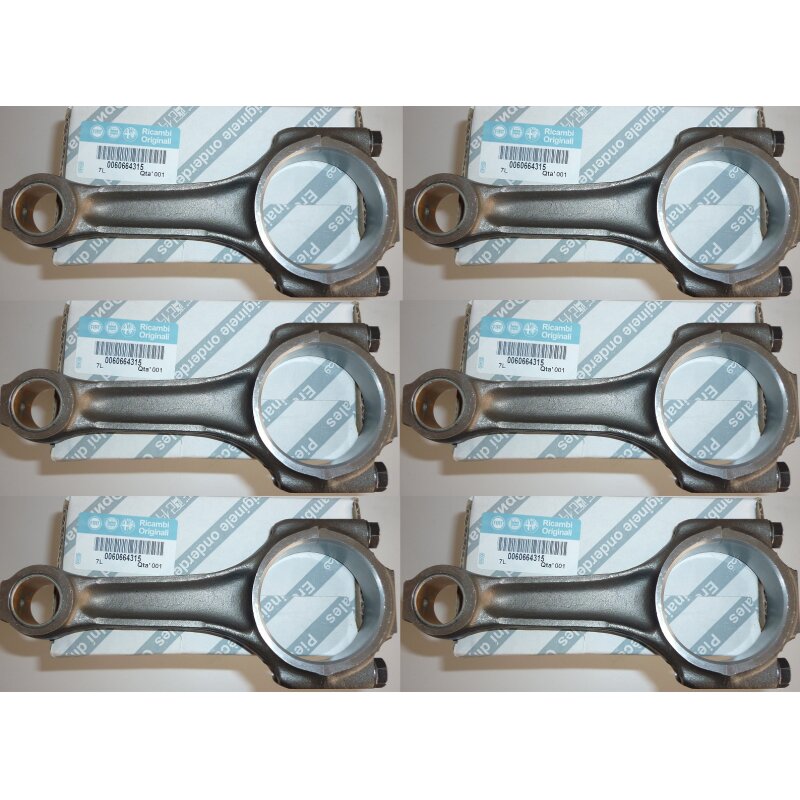 conrod set of 6 pieces Alfa Romeo 147 GTA 156 GTA original 60664315