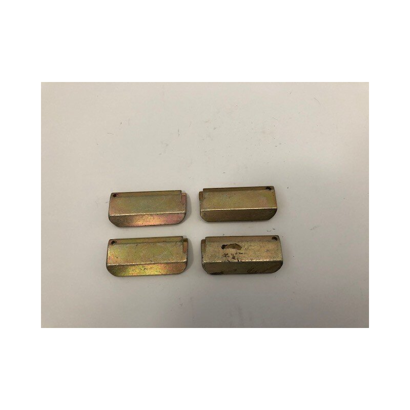 Set of brake pad sliders