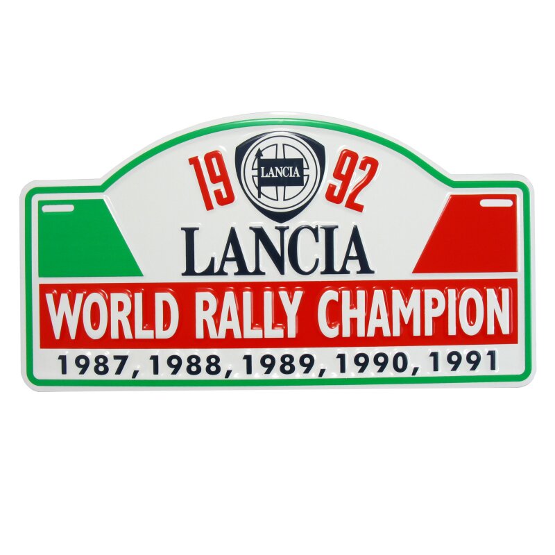 Shaped metal plate LANCIA WM rally