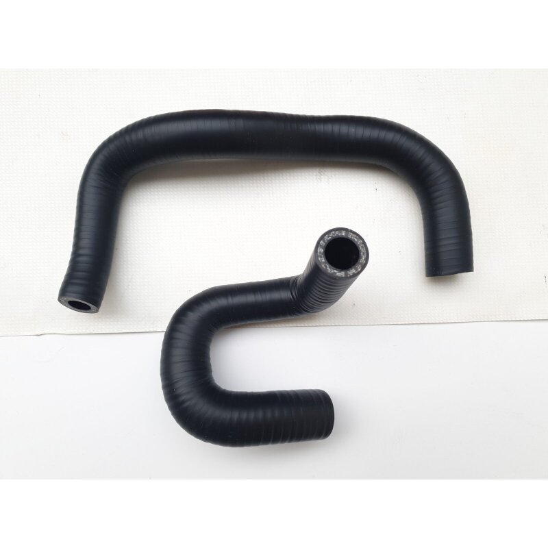 Idle hose set silicon matte black Lancia Delta Integrale Evo 2 16V with catalytic converter