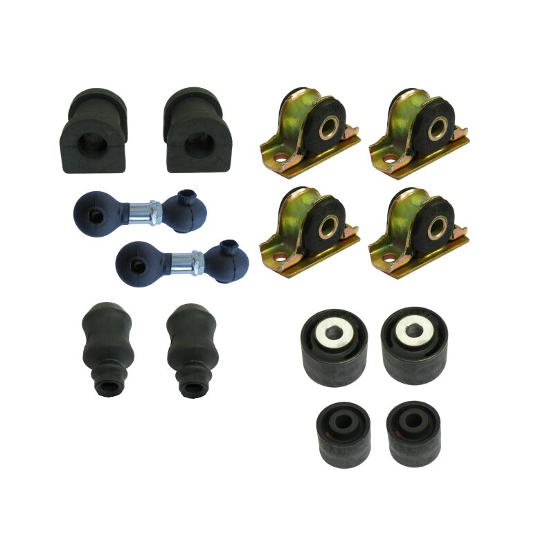 Set supension rubber parts for front and rear axle   EVOLUZIONE