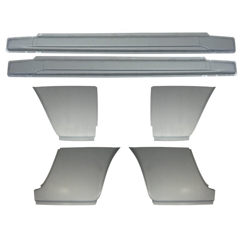 set door sills with fender panels
