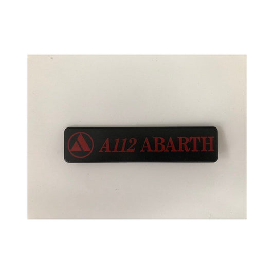 Rear A112 Abarth badge