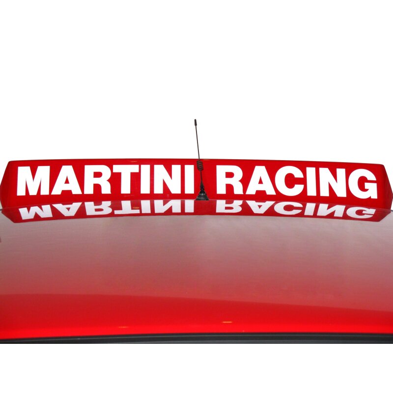 Sticker Martini Racing white 100 x 8,5