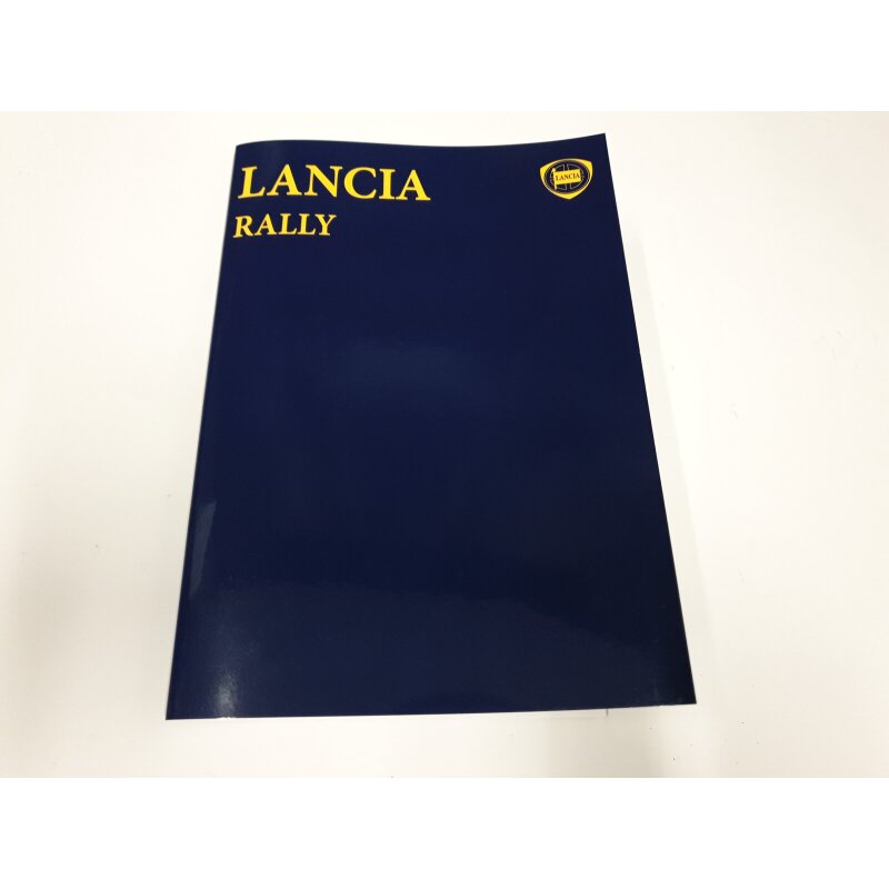 User manual / Technical data Lancia 037 Rally