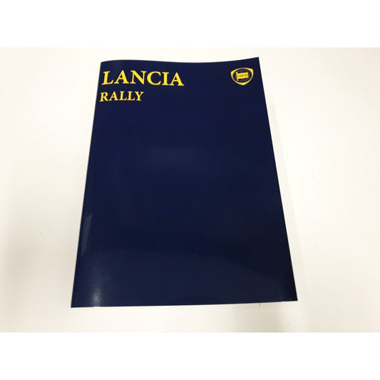 User manual / Technical data Lancia 037 Rally