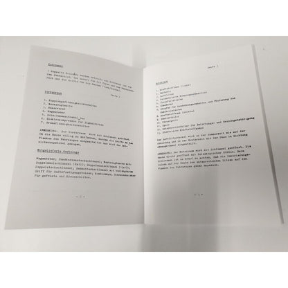 User manual / Technical data Lancia 037 Rally