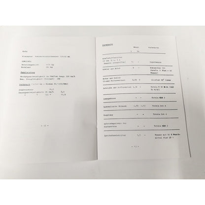 User manual / Technical data Lancia 037 Rally