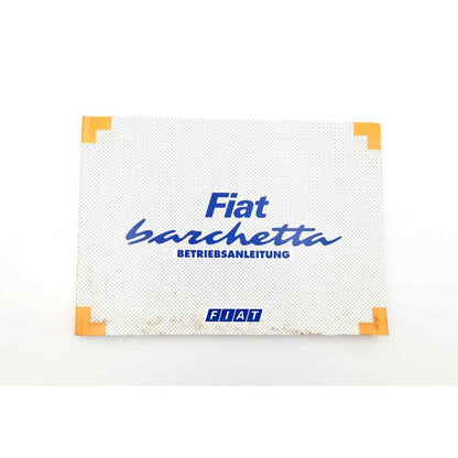 Fiat Barchetta owner's manual - German