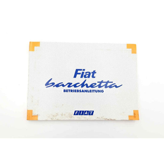 Fiat Barchetta owner's manual - German