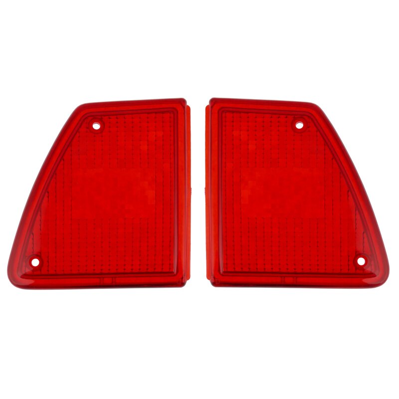 Set red rear turn signal lenses