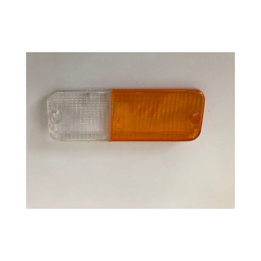 Indicator lens lhs 131 Abarth amber/white