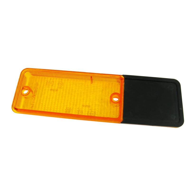 Front indicator glass yellow Integrale