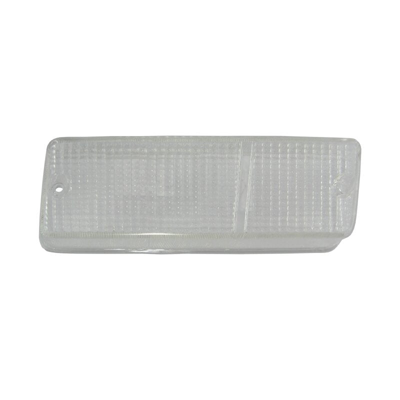 Front left turn signal lense white 1300