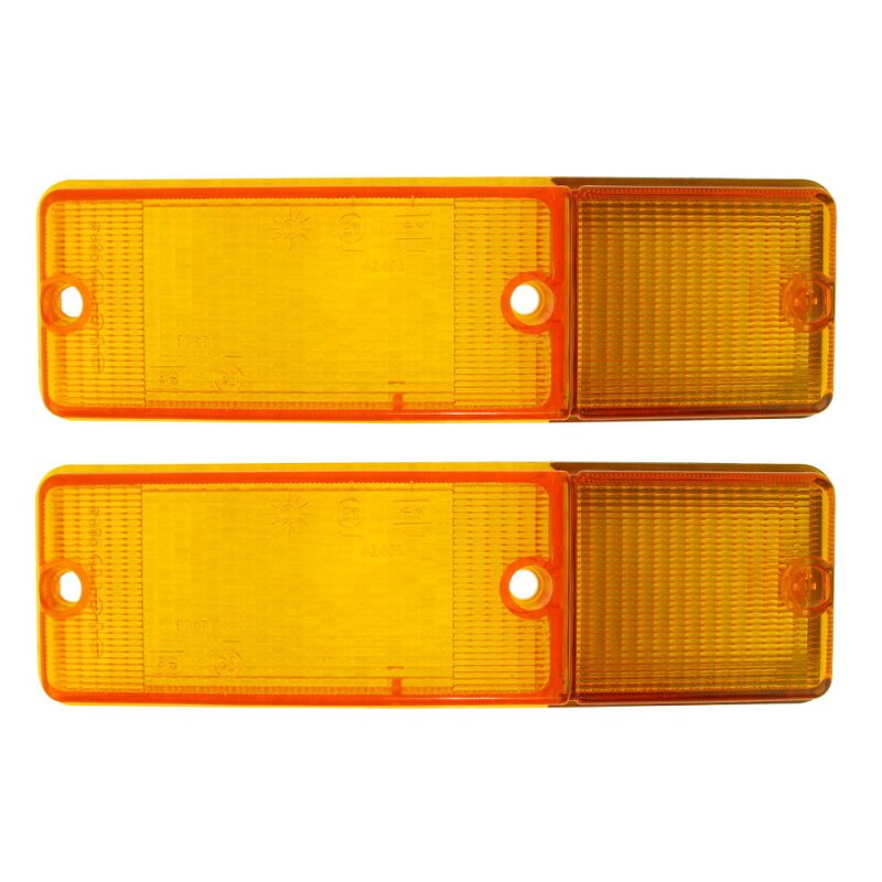 Front indicator glass SET long Integrale Siem