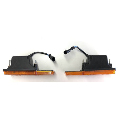 Flasher light set front bumper left and right