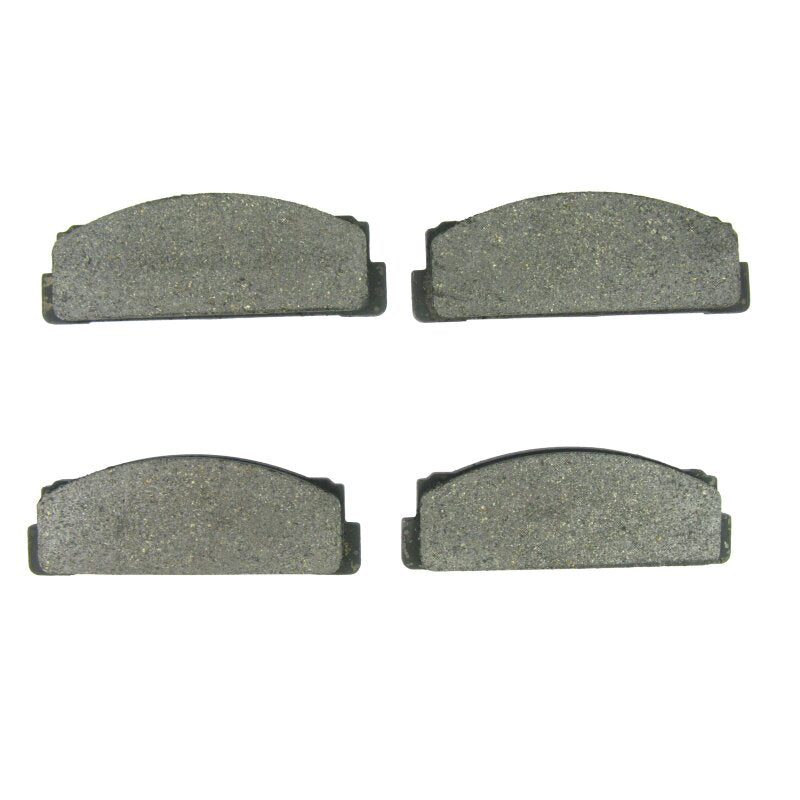 Brake pad set rear axle