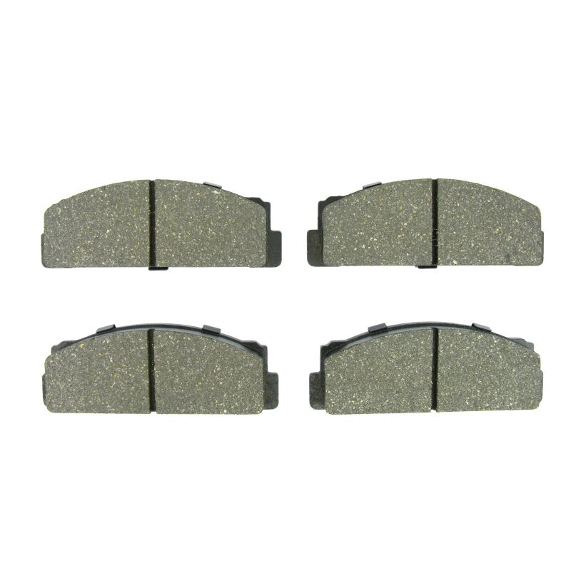 Brake pad set front axle