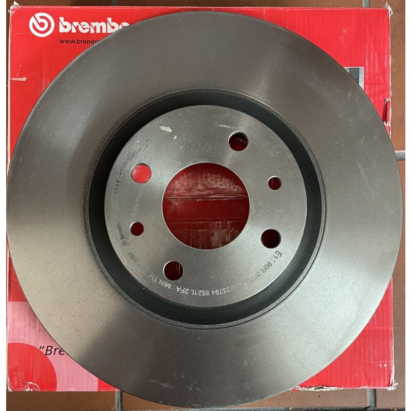 front brake disc set Integrale OE BREMBO