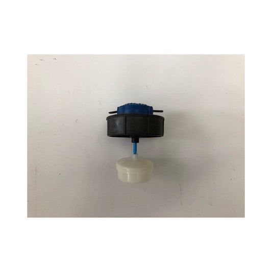 Filler cap brake fluid reservoir