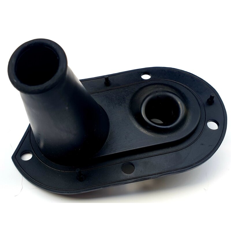 Gear shift linkage seal to the engine bay