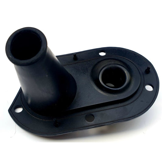 Gear shift linkage seal to the engine bay