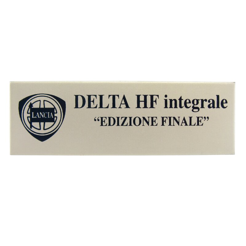 Badge center console integrale  edizione finale