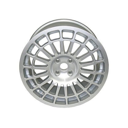 Wheel silver 8 x 17 rally 4 bolt 4/98