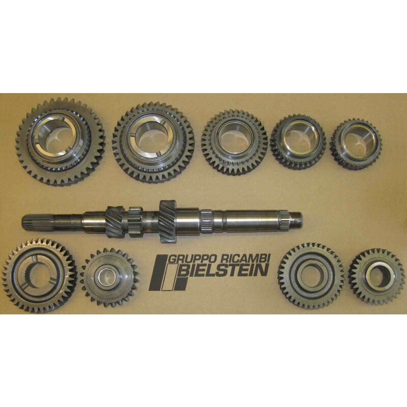 Set gearbox wheels with shaft 16 V