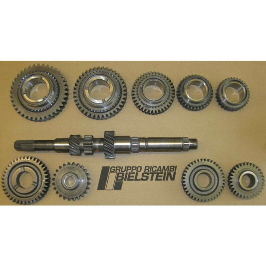 Set gearbox wheels with shaft 16 V