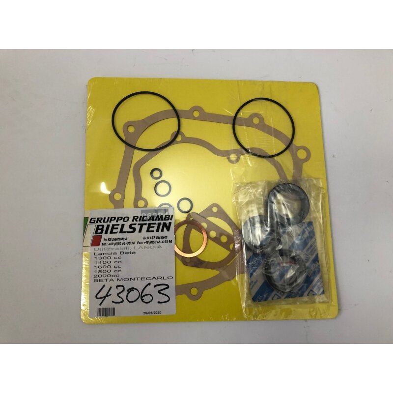 Gearbox gasket set with oilseals