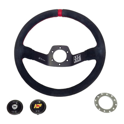 HF Steering Wheel Suede 2 Spokes 350 mm for Lancia Fulvia