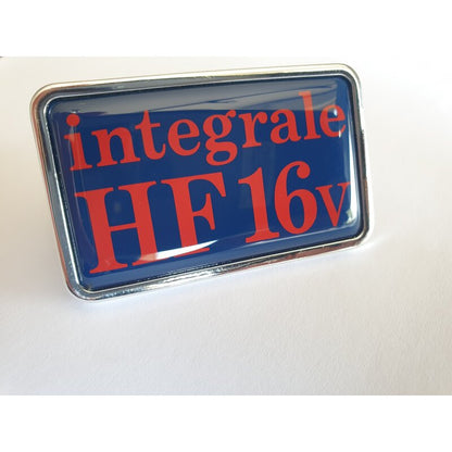 Integrale 16V grille badge