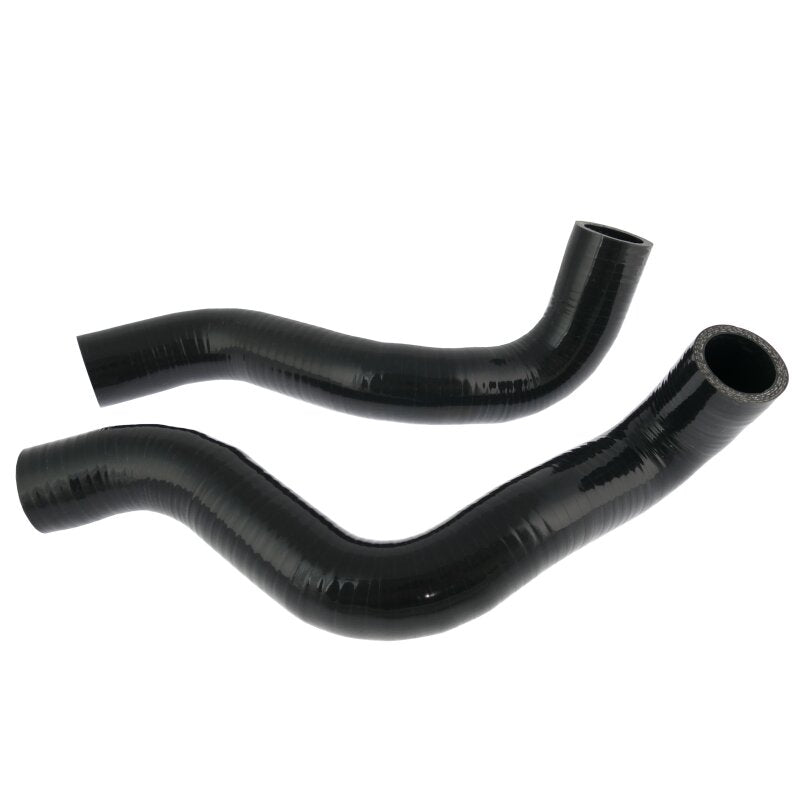 Radiator hose set silicon black 8v without catalyst