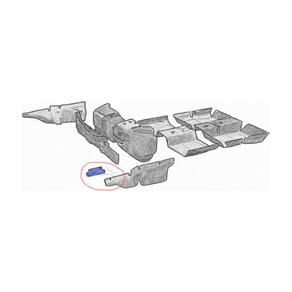 Plastic cover engine bay left-hand side for Lancia Delta Integrale & Evo 82426591