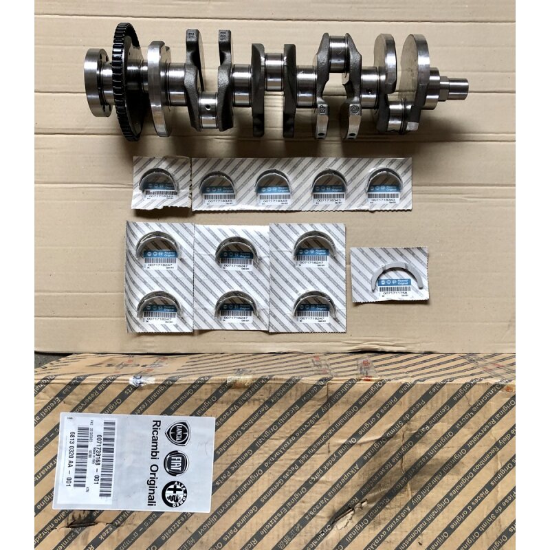 crankshaft complete with bearing set 5 cylinder