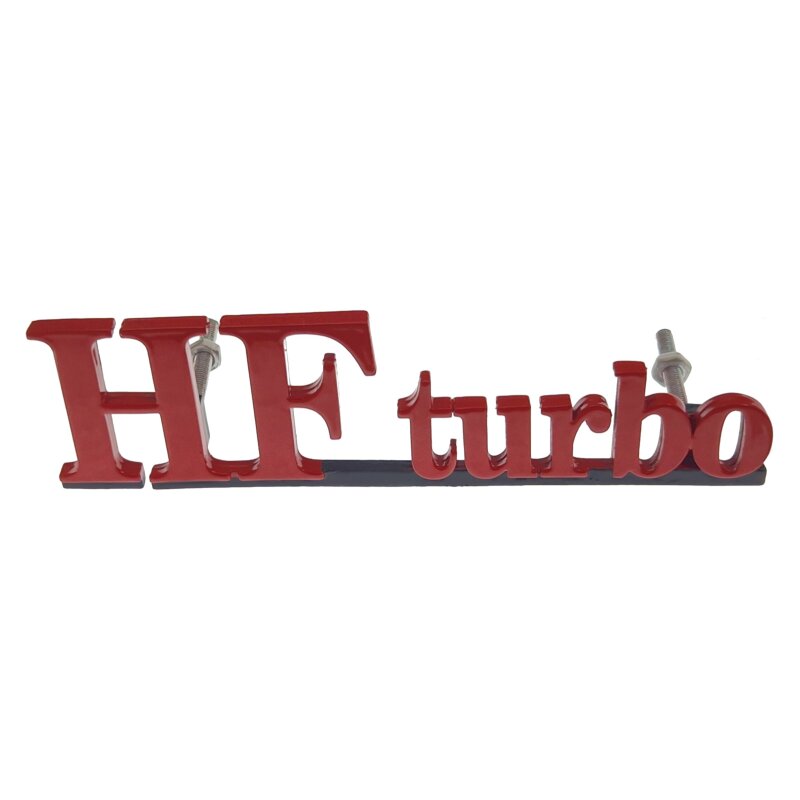 Lancia Delta HF Turbo badge emblem in the radiator grille screwable