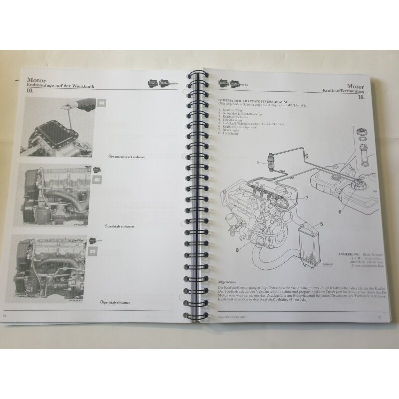 Lancia Delta Integrale & Evo engine repair manual
