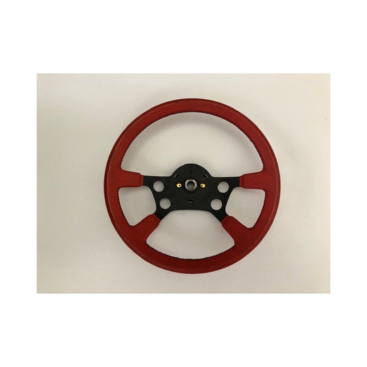 Steering wheel red