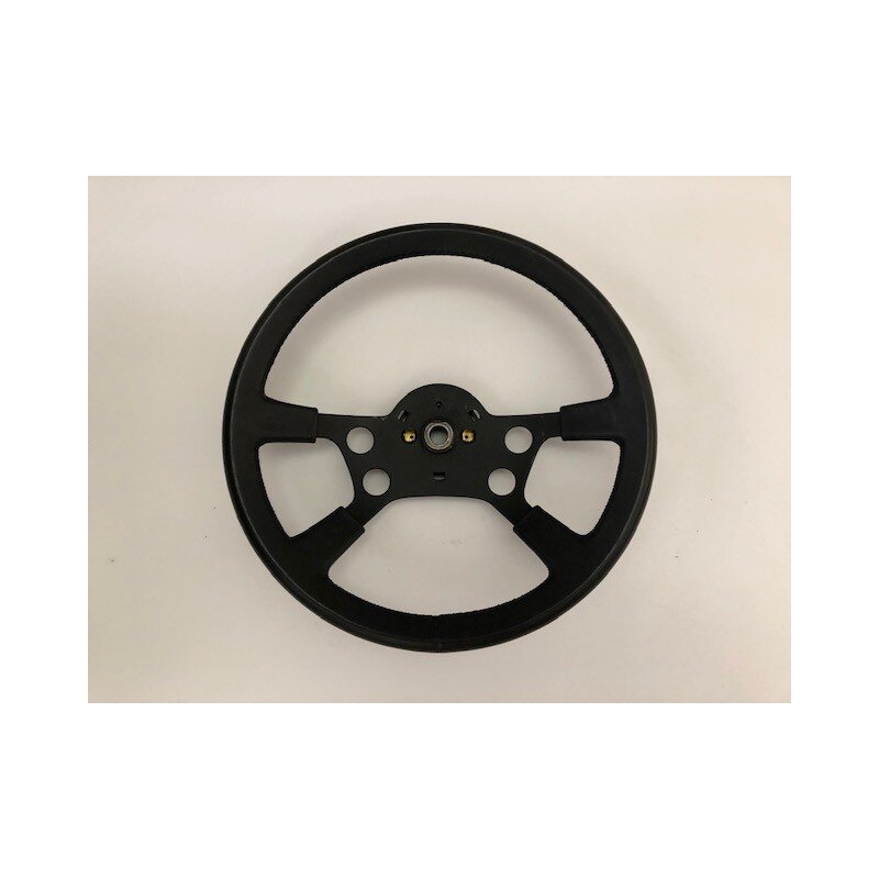 Leather steering wheel
