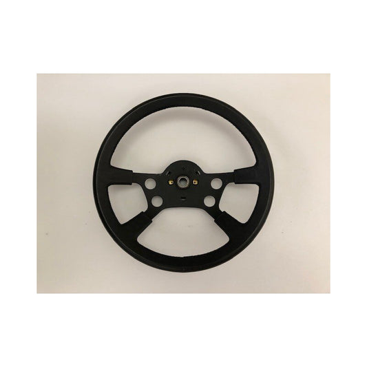 Leather steering wheel
