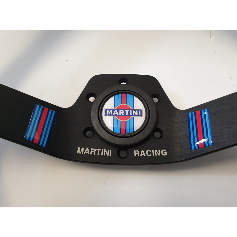 Martini Racing steering wheel suede 2 spokes 350 mm