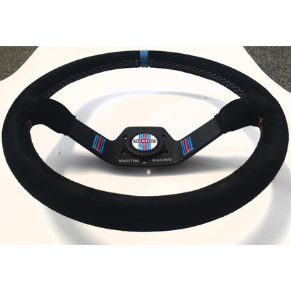 Martini Racing steering wheel suede 2 spokes 350mm