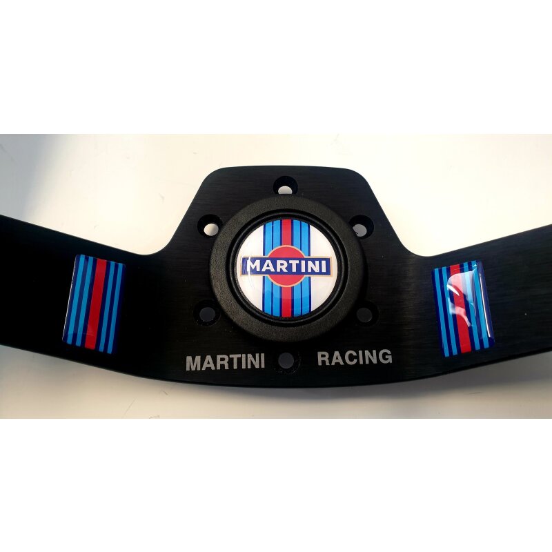 Martini Racing steering wheel suede 2 spokes 350mm