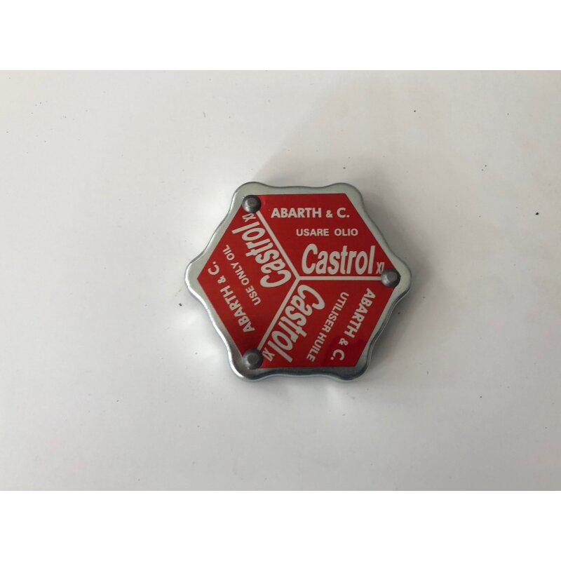 Oil filler cap Abarth-Castrol
