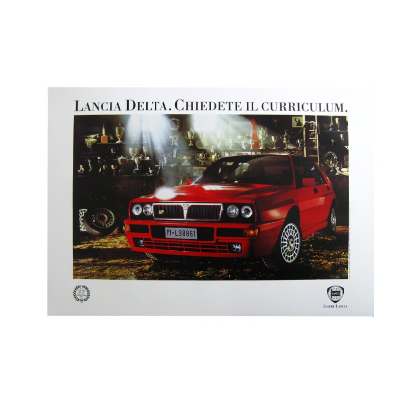 Poster Delta EVO rot 100 x 70 cm