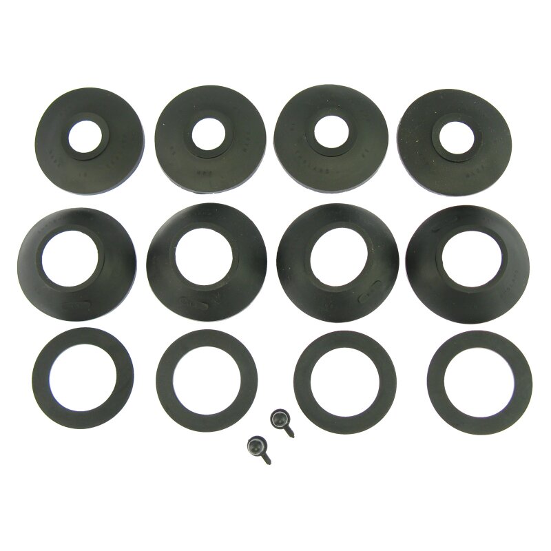 Wheel brake cylinder seals kit front axel 1. Serie DUNLOP